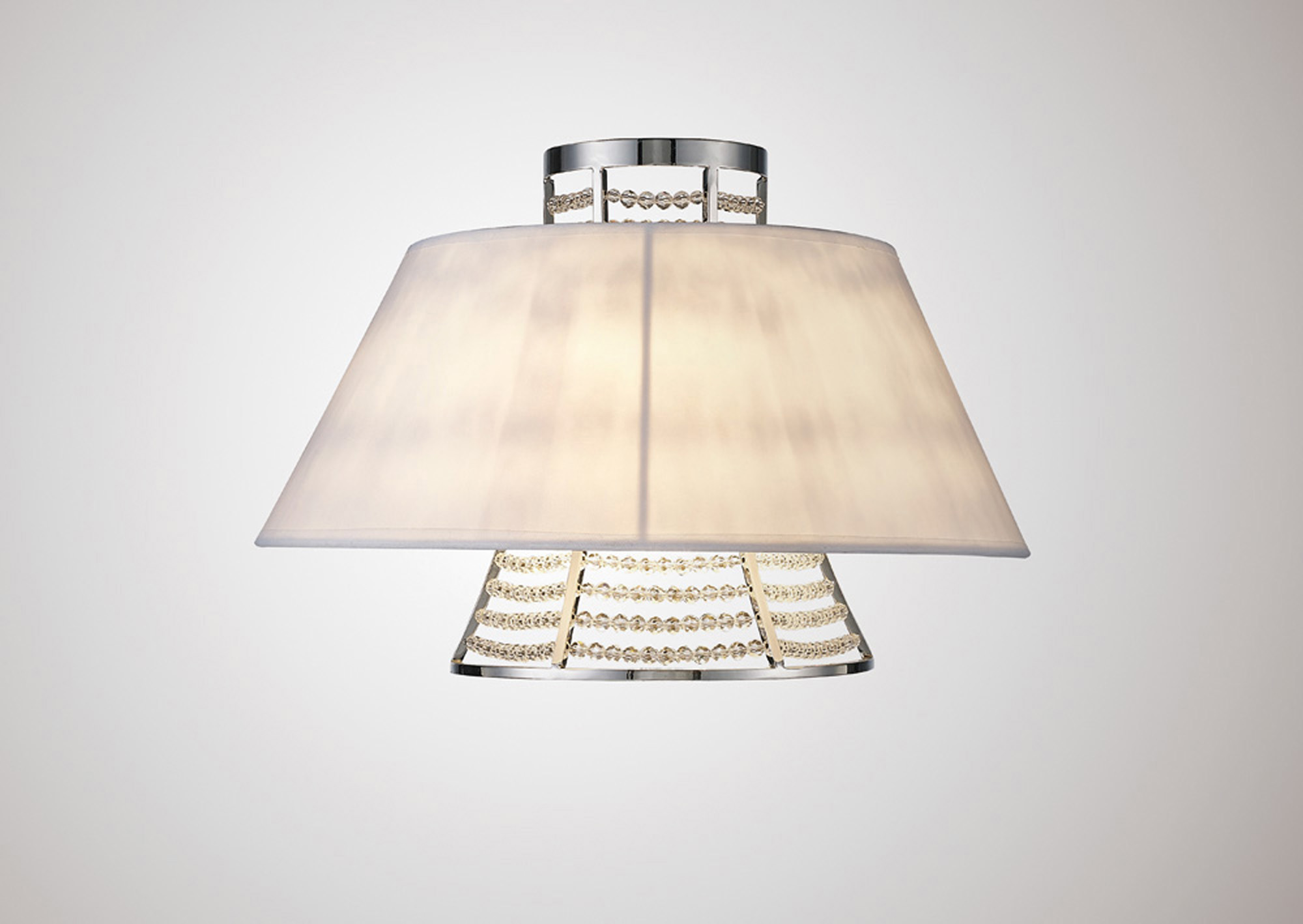 IL30054/WH  Davina Crystal Wall Lamp 2 Light